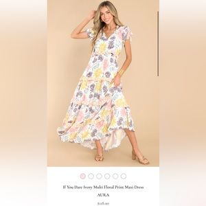 Floral Print Maxi Dress from Red Dress